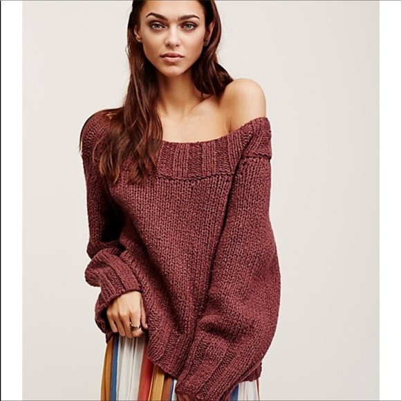 Free People Sweaters - FREE PEOPLE | Beachy Slouch Knit Sweater Top